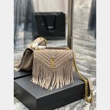 Replica Yves Saint Laurent 392737 AAA Chain Light Suede China Bag
