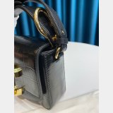 Designer Chloé Luxury 6030 C Bag In Embossed Croco Effect