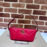 Gucci 1:1 Mirror GG Marmont 739166 Shoulder Red Fake Bag