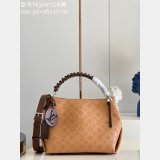 Perfect Louis Vuitton M56073 Replica Beaubourg Hobo Leather Hobo Bag