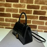 Balenciaga Replicas Hourglass 593546 Designer Crocodile Embossed Handbag