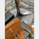 Replica Yves Saint Laurent 392737 AAA Chain Light Suede China Bag